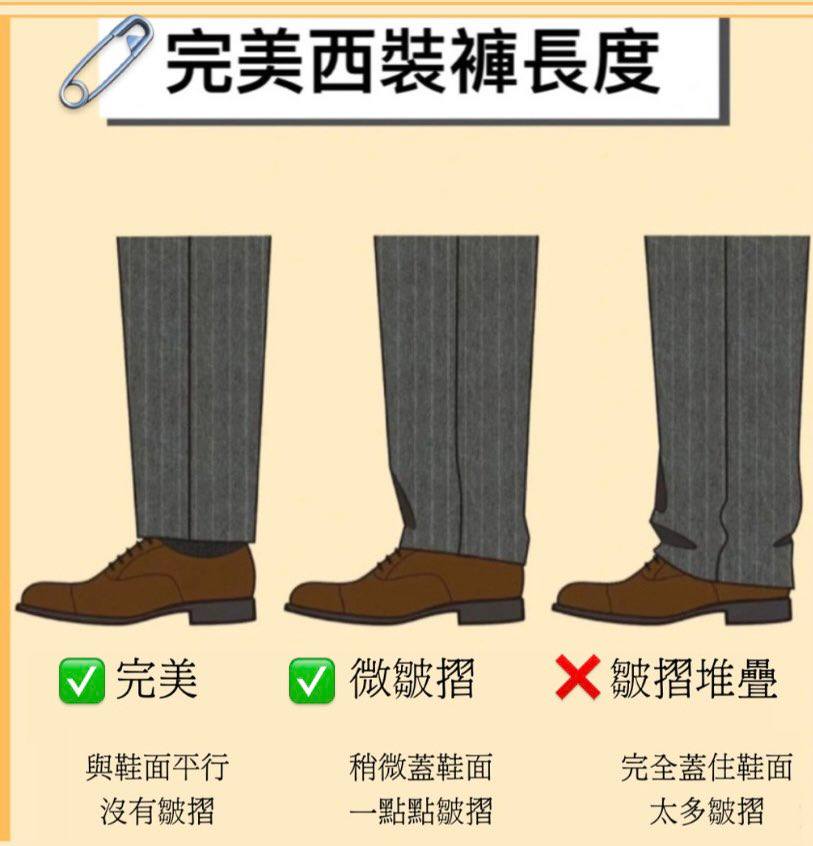 告訴你「完美西裝褲長度」！